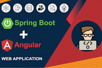 be your full stack developer with angular and spring boot