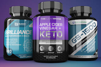 do label design, supplement label, product packaging design