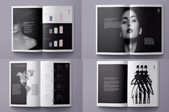 design product catalog, catalogue, brochure, magazine layout, lookbook, brochure