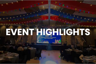 professionally edit recap videos for events and parties