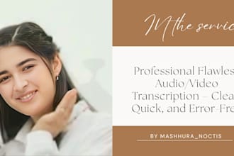 transcribe audio or video to text