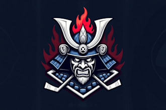 do high quality samurai hockey logo with express delivery