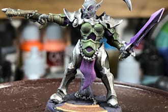 make 3d miniature, custom miniature stl file, resin or plastic file for printing