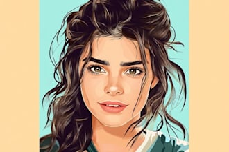 do a vector portrait for you