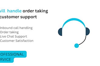 handle order taking and provide customer support via phone or chat