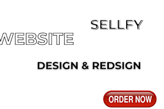 create a sellfy website design and redesign shopify store