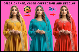 do color change, color correction and recolor in photoshop