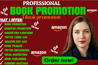 do booktok promotion influencer video kindle book promotion book tok viral