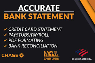 convert bank statement pdf to excel and editable format