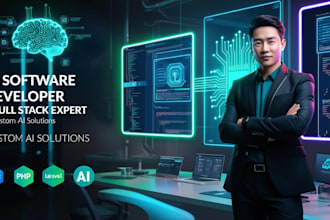be ai software developer do full stack website development react js php laravel