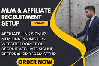 do USA solo ads, affiliate cpa livegood clickbank, mlm website link promotion