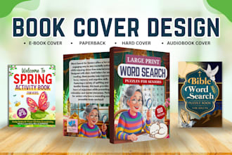 create amazing KDP book cover design