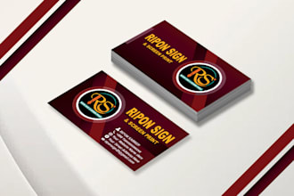 create a professional and minimalist business card with clean layout