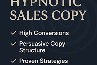 do high converting copywriting for sales page,landing page and funnels