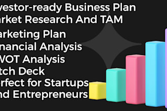 make a professional business plan and financial forecast for your startup
