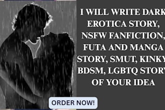 write erotic nsfw fanfiction catfight smut futa manga story of your idea