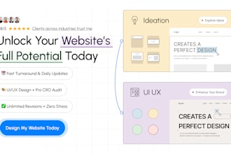 design UI UX for your website, web app, or saas in figma