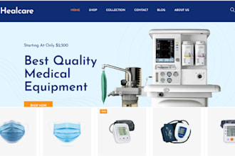 design medical accessories shopify medical suppliers store pharmacy website
