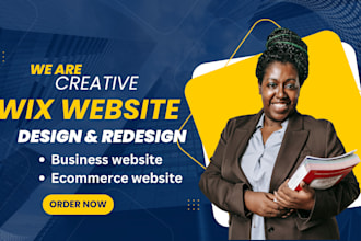 create custom wix website design and redesign canva to wix migration wix design