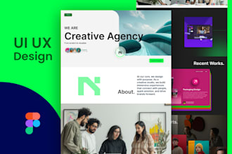 do webflow website ui design for business, agency and portfolio etc