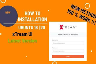 setup xtream UI panel,xui server,epg configure, iptv panel installation,panel