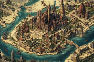 make a fantasy map for your dnd game