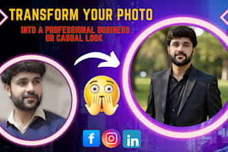 do professional photo editing for linkedin, CV, and social media