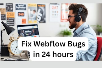fix webflow website in 24 hours