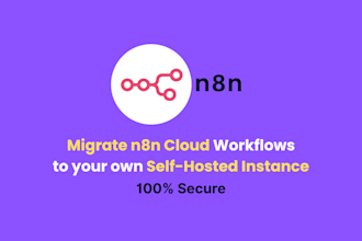 transfer n8n cloud workflows to your secure self hosted instance