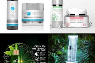 do product label design, pouch label and product packaging design