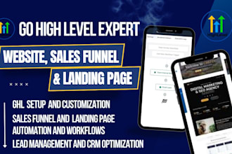 gohighlevel landing page gohighlevel website gohighlevel sales funnel ghl expert