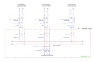 draw an sld or mld for any pv system or electrical lv system