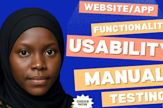 do website testing app testing QA usability testing UI UX testing