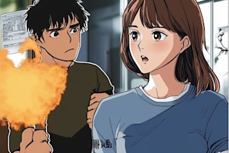 draw manga comic webtoon in japanese style anime