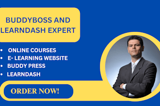 design buddyboss, lms website,learn dash, tutor lms, masterstudy