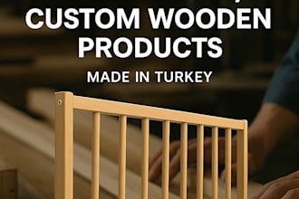 custom wooden bed rails and products for your brand private label