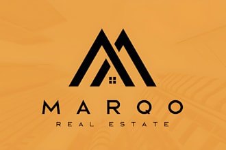 create a modern real estate, mortgage logo and any graphics design