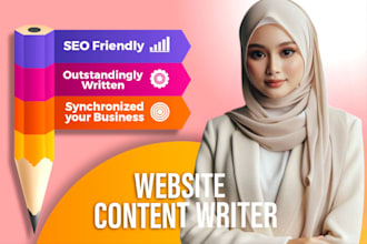 do fast SEO website content writing and copy writing