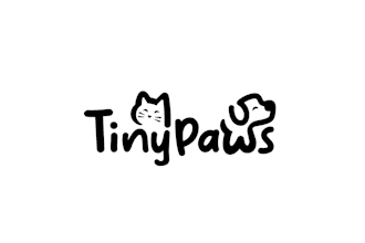 do creative minimalist animal dog pet care veterinary logo with full branding