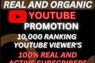 organically promote youtube video, organic subs video shoutout to real audience