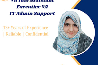 be your personal virtual assistant,executive virtual assistant,IT admin support
