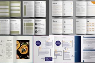 canva ebook design,  journal design, lead magnet, fillable pdf form, workbook