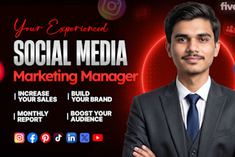 be your social media marketing manager and content creator