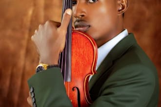 record pro HQ violin lines for your project, personal violinist