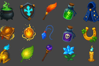 make you icons and objects for your games