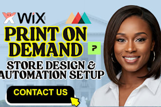 setup your wix print on demand store with mockups, automation, and SEO