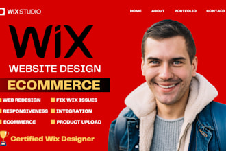 design wix ecommerce website, wix studio ecommerce, wix online store design