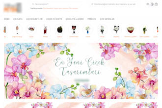 do your florist ecommerce website which has advanced features
