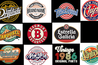 do vintage, retro, classic, hipster badge, outdoor or business logo design
