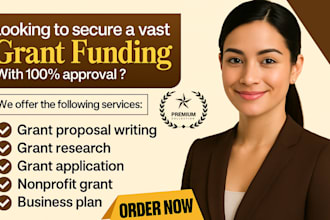 do grant writing, proposals, research, non profit and business grant writer